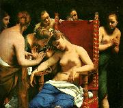 CAGNACCI, Guido cleopatras dod painting